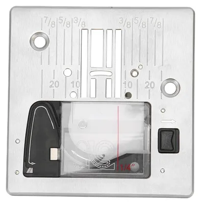 Produktbild von Nadelplatte für Nähmaschinen, langlebig – Ersatzteile – Kompatibel mit CE677/HD6700 – Einfache Installation – Glatte Oberfläche – ABS/Q235 Stahl