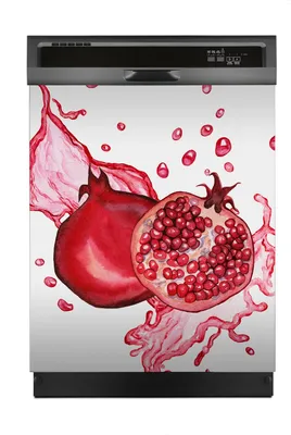 Produktbild von Magnete Dekorative 60x70 cm Küche Magnetmatte Spülmaschine - Splash Früchte Spritz