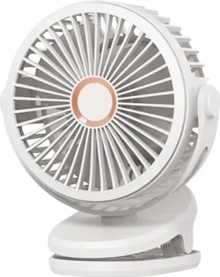 Obrázek produktu pro Ventilátor Tiché nabíjení Malý s klipem 10000mAh USB Stolní kolej Elektrický mini ruční ventilátor do auta