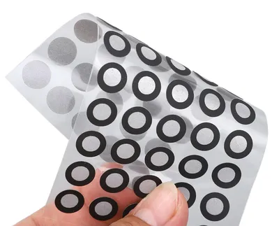 3D-Scanmarkierungspunkte, 1000 Stück, 6/10 mm, reflektierend