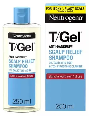 Produktbild von Neutrogena T/Gel Shampoo zur Linderung von Kopfhautbeschwerden mit Salicylsäure – 250 ml