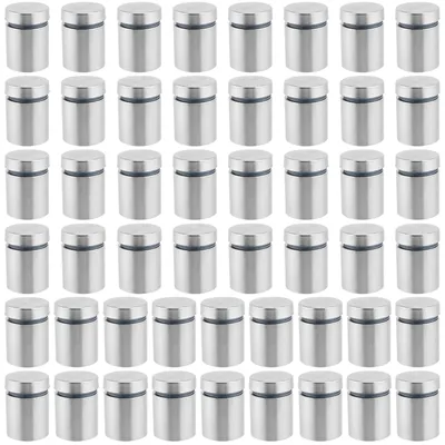Produktbild von Wandbefestigung - Edelstahl-Schrauben - Für Acrylplatten - 50 Stück - Ideal für Fotodarstellungen und Leitsysteme