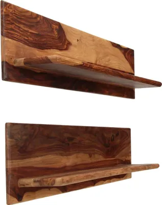 Produktbild von vidaXL Wandregale 2 Stk. 118x26x20 cm Massivholz Akazie