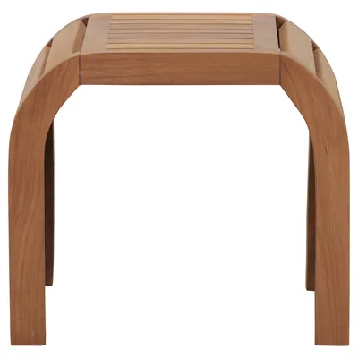 Imagen del producto de Mesa auxiliar Teako Alpes de teca maciza para jardín y terraza