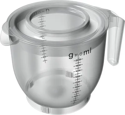 Produktbild von 2,0 l Rührschüssel-1365 mit Ausgießer, Deckel, Kunststoff