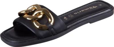 Produktbild von Dámské pantofle Tamaris 1-27119-28 black-gold 39