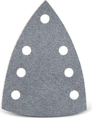 Produktbild von MENZER Platinum Klett-Schleifblätter, 150 x 100 mm, 7-Loch, f. Deltaschleifer, Halbedelkorund (50 Stk.) K40