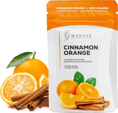 Obrázok produktu pre Zázračné špáradlo na zuby Cinnamon-Orange Refill Pack 100 kusov