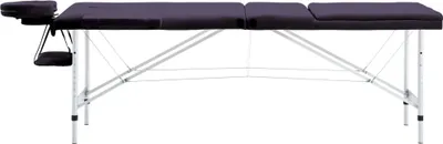 Immagine prodotto di Lettino da Massaggio a 3 Sezioni in Alluminio Viola