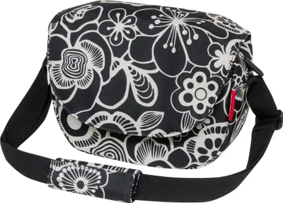 Produktbild von Rixen&Kaul Klickfix Funbag fleurs schwarz Lenkertasche 4L ohne Lenkeradapter