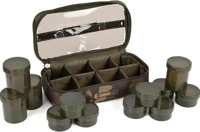 Immagine prodotto di Fox Camolite 12 Pot Hookbait Fishing Case