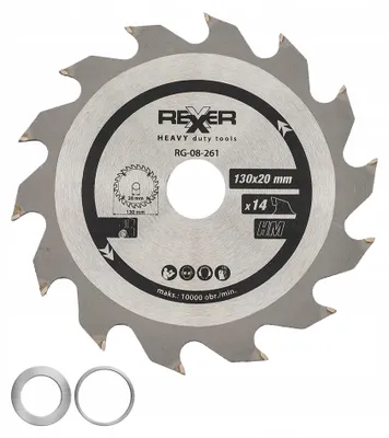 Produktbild von Rexxer HM-Kreissägeblatt für Holz 130x20mm 14 Zähne