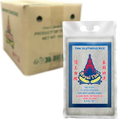 Produktbild von ROYAL THAI RICE - Klebereis - 4 X 4,5 KG - Multipack