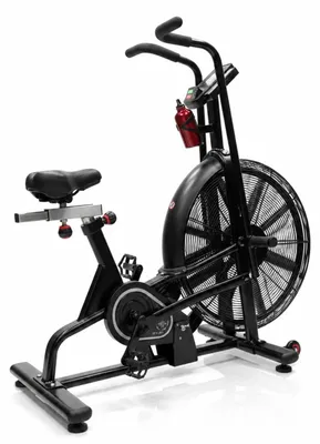 Obrázok produktu pre Airbike Fitness – Čierna – Odpor vzduchu – Bluetooth – 7 tréningových programov – Pásmo na meranie srdcovej frekvencie
