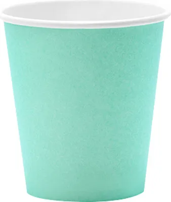 Produktbild von 6 Pappbecher, mintgrün