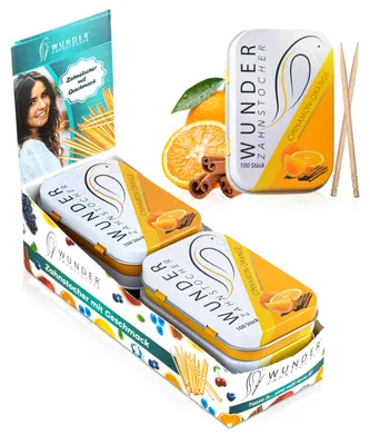 Produktbild von Wunder Zahnstocher Display 6er Pack Zimt Orange DS