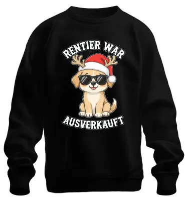 Obrázek produktu pro Reindeer Was Sold Out Dog Sunglasses Christmas Funny Uni mikina, černá, XL
