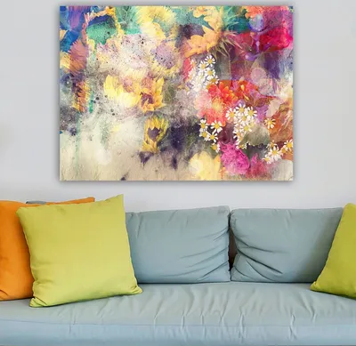 Image de Wallity, 560129449_70100- HPE2564, Multicolore, Toiles, 70 x 100 cm, 100 % toile