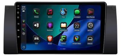 Obrázek produktu pro 128GB Autorádio Android BMW X5 E53 1999-2006 4G LTE WiFi Carplay Android Auto Navigace GPS DSP