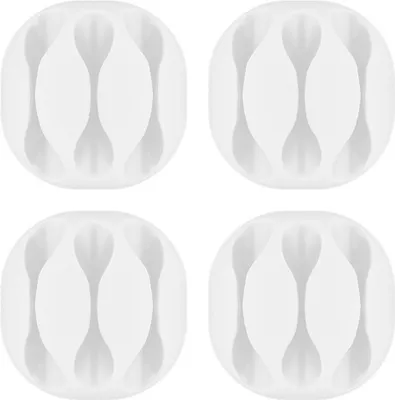 Immagine prodotto di Gestione dei cavi a 3 slot, bianco