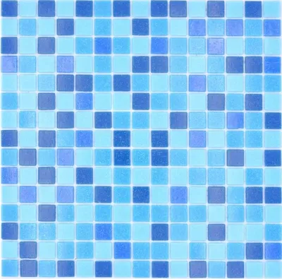 Produktbild von Mosaikfliese Glasmosaik Classic Mix Glas mix türkis blau papierverklebt Poolmosaik Schwimmbadmosaik MOS210-PA327