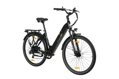 Produktbild von 28Zoll City E-Bike Rostfreie Aluminiumlegierung 36 V 18 Ah 648Wh bis zu 120km Elektrofahrrad Wasserdicht IP54 mit Shimano 7 Gang E-Hollandräder