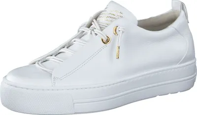Produktbild von Paul Green Sneaker - Weiß Glattleder Größe: 43 Normal