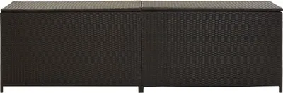 Produktbild von vidaXL Záhradný box z polyratanu 200x50x60 cm hnedý