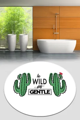 Produktbild von Mijolnir, Gentle Circle Djt 100, Badematten, Mehrfarbig, Polyester, 100 x 100 cm