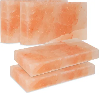 Obrázek produktu pro TolleTour Solný kámen Jídlo Yakiniku Gril Stone Vysoce kvalitní grilovací dlaždice 20x10x2,5cm BBQ 4X