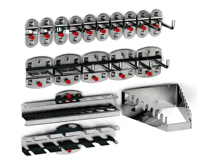 Produktbild von Kappes ®RasterPlan Werkzeughaltersortiment 18-tlg. Anthrazitgrau