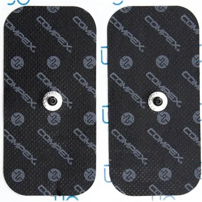 Zdjęcie produktu dla Elektrody COMPEX PERFORMANCE SNAP, 5 x 10 cm, 2 szt., czarne