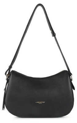 Image de Lancaster Sac besace Zippé M Dune Noir