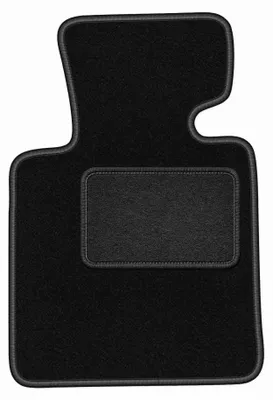 Produktbild von Fahrermatte Velours für BMW Z4 E86 2002-2008 (Coupé) – 1-tlg, Schwarz, passgenau – Wielganizator LUX