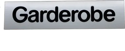 Produktbild von GRÄWE Türschild "Garderobe"