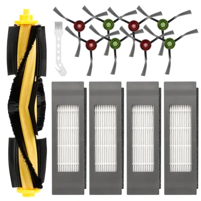 Ersatzteil-Set für Ecovacs Deebot T8/N8 – Hauptbürste, Filter, Seitenbürsten