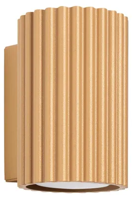 Image de Applique KARBON 10 or 1xGU10 10W aluminium 10x8.5x6.5cm Sollux Lighting