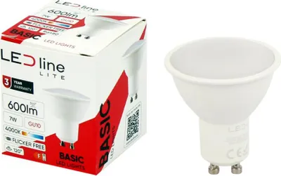 Produktbild von LED-line LITE LED GU10 7W Reflektor 600lm 120° 220-240V Neutralweiß 4000K
