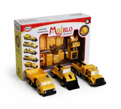 Obrázok produktu pre Popular Playthings Mix or Match Vehicles Construction, Súprava vozidla, 3 rok / roky, Čierna, Žltá