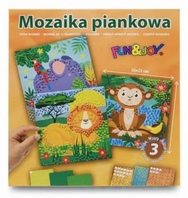 Produktbild von Schaumstoffmosaik 3 Motive Tiere Spaß&Freude