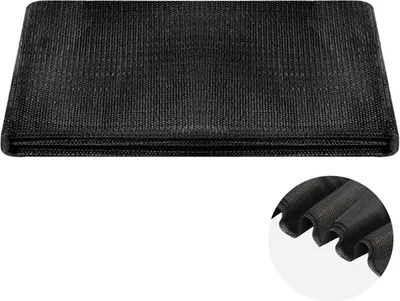 Produktbild von Universales PVC-Teppich - Antirutschunterlage - 300 x 200 cm - Schwarz - Abwaschbar