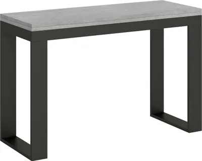 Produktbild von ITAMOBY - Ausziehtisch 120/200x45/90 cm Tecno Double Zement Gestell in Anthrazit