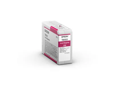 Obrázek produktu pro Epson Singlepack Magenta T850300, Purpurová, Inkoust na pigmentové bázi, 80 ml, 1 kusů, Balení po jednom