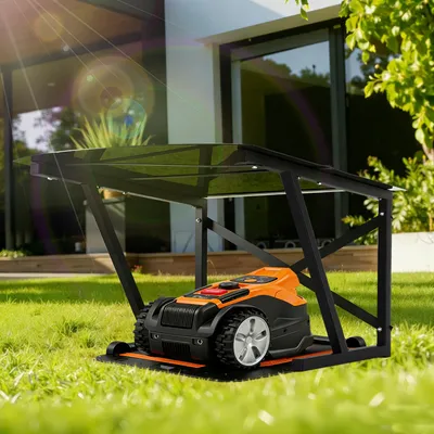 Obrázek produktu pro Ikodm Garáž pro sekačku na trávu Robotická sekačka Střecha s UV ochranou Garáž pro robotickou sekačku