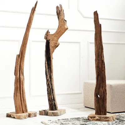 Produktbild von Naturbelassene Design Skulptur REEF 100-125cm aus Treibholz Holz-Accessoire Dekoration