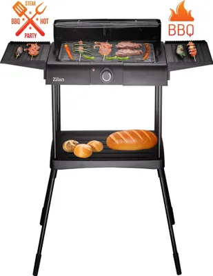 Produktbild von Grill stojący Zilan 2w1 | grill elektryczny | grill stołowy | grill imprezowy | 2400 Watt