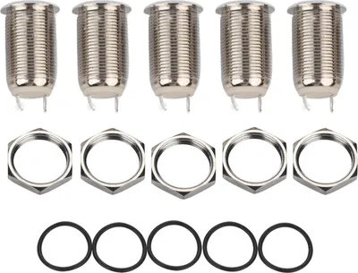 Produktbild von 5er Set 2A 36V 12mm 2 Pins Wasserdicht Selbstverriegelnder Druckknopfschalter