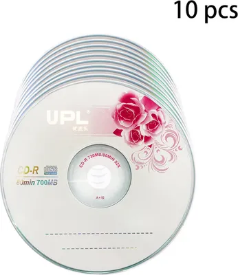 Obrázok produktu pre 10ks CD-R 700MB/80min prázdny disk Grade A 52X Multispeed Music CD Disk