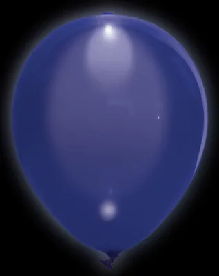 Produktbild von TIB Heyne LED Luftballons uni blau leuchtend 5 Stück