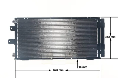 Image de MAHLE ORIGINAL CONDENSATEUR CLIMATISATEUR avec sécheur